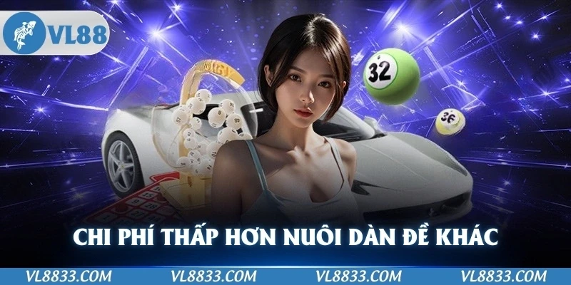 Chi phí thấp hơn so với nuôi dàn đề khác
