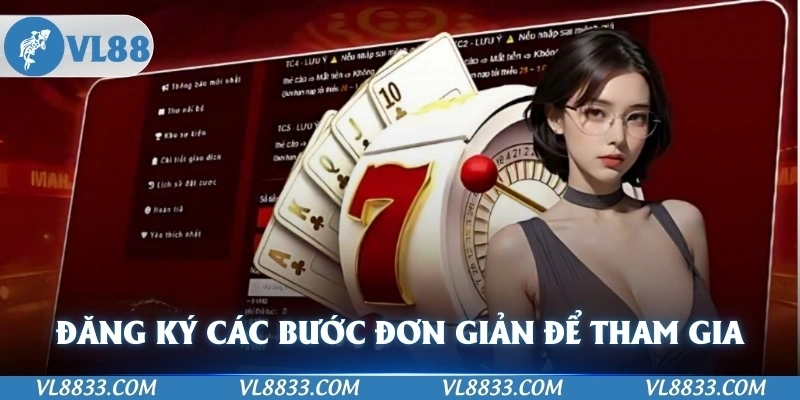 Đăng ký các bước đơn giản để tham gia mỗi ngày