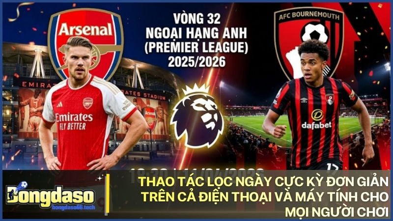 Tối ưu hóa trải nghiệm người dùng với tính năng lọc thông tin trận đấu linh hoạt theo thời gian