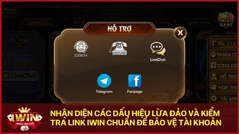 Game thủ nên cảnh giác với link giả mạo Iwin để tránh rủi ro bị đánh cắp tài khoản